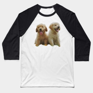 Two yellow Puppies Baseball T-Shirt